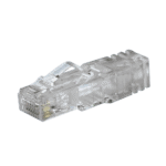 Plug RJ45 Cat6 de 5 Piezas, Para Cable UTP de Calibre 23-24 AWG, Chapado en Oro de 50 Micras, Paquete de 100 Piezas SP688C-AD-1-l