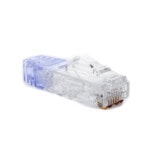 Plug RJ45 Cat6 de 5 Piezas, Para Cable UTP de Calibre 23-24 AWG, Chapado en Oro de 50 Micras, Paquete de 100 Piezas SP688C-LAT-DER-l