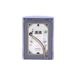 Botón Multipropósito, Color Azul, De Superficie, Con Tapa De Policarbonato, Con Bocina Pre Alarma, Solo Interior, Llave Para Restablecer, Texto De Emergencia, Español SS24A2EMES-AD-3-l