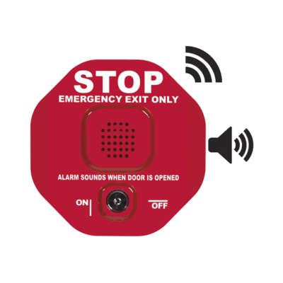 Alarma de puerta multifunción Exit Stopper® inalámbrica