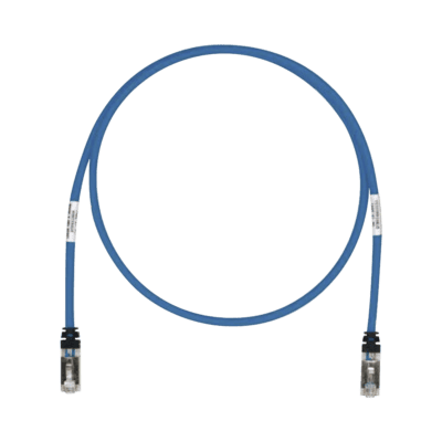 Patch Cord Cat6A, Blindado S/FTP, CM/LS0H, 9.14 Metros (30 Pies), Color Azul