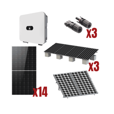 Kit Solar Interconexion  / 8kW  220Vca / Inversor HUAWEI/ Montaje Incluido