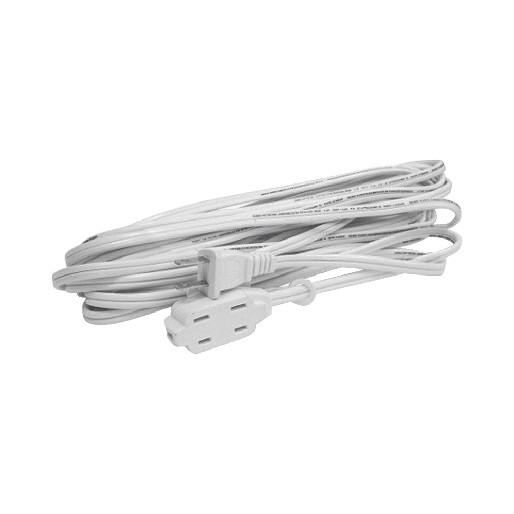 SYS136141-l Extensión Eléctrica Doméstica de 3 metros / 127 V CA 8 A Máximo / Color Blanco. SYS-136141 1