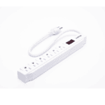 Multicontacto con Supresor de Picos 450 Joules, Voltaje de Entrada: 127 Vca NEMA 5-15P, Con 6 Salidas NEMA 5-15R. SYS136221-AD-2-l