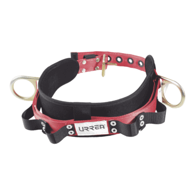 Cinturón para liniero, talla 40, con bandas para porta herramientas y dos anillos tipo D.