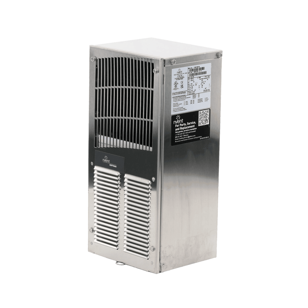 T150116G152-AD-1-l Aire Acondicionado Compacto Para Exterior, Uso en Gabinetes de Telecomunicaciones de Grado Industrial, Frío T15, 800 BTU, 115 Vca, de Acero Inoxidable 304, Color Gris T150116G152 2