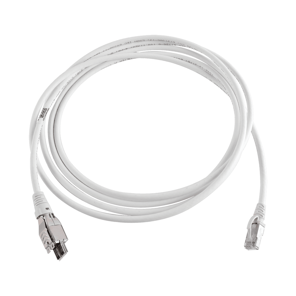 T4AS10MB02L-l Patch Cord TERA Cat6A 1/10G Ethernet, de 4 Pares y Conector Modular, LS0H, Color Marfil, 10 Metros (32.81 Pies) T4A-S10M-B02L 1