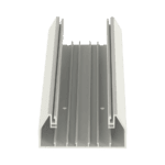 Base para canaleta T-70, de PVC rígido, con orificios perforados para montaje, 103.3 x 44.9 x 2400 mm, Color Blanco Mate T70BIW8-FRENTE-l