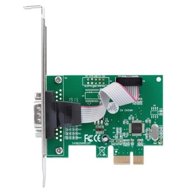 153492 Tarjeta Serial PCI Express, Un puerto, Línea x1, Se puede instalar en buses PCI Express vía x1, x2, x4, x8 y x16.