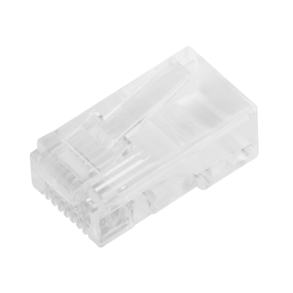 TC5100-LAT-DER-l Bote con 100 Piezas de Plug Modular RJ45 Cat5e sin Blindaje, Chapado de Oro a 30 Micras para Durabilidad Extrema TC5-100 4