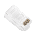 Bote con 100 Piezas de Plug Modular RJ45 Cat5e sin Blindaje, Chapado de Oro a 30 Micras para Durabilidad Extrema TC5100-LAT-IZQ-l