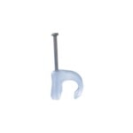 Grapa para cable redondo de 5mm color transparente (100pzs) (3102-00100) TC57