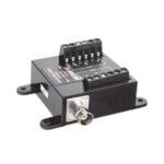 Protector Contra Descargas Eléctricas Para Cámaras PTZ Para 12 Vcc, 24 Vcc y Turbo HD BNC TCCTVPTZ-LAT-DER-l