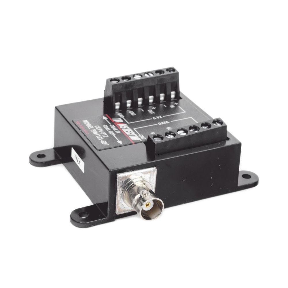 TCCTVPTZ-LAT-DER-l Protector Contra Descargas Eléctricas Para Cámaras PTZ Para 12 Vcc, 24 Vcc y Turbo HD BNC T-CCTV-PTZ 3