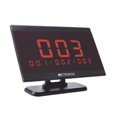 Pantalla receptora inalambrica para sistema de llamada de asistencia