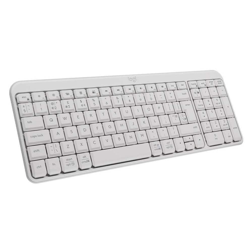 Teclado Logitech K250 920-013446. Color blanco. 920-013446 1