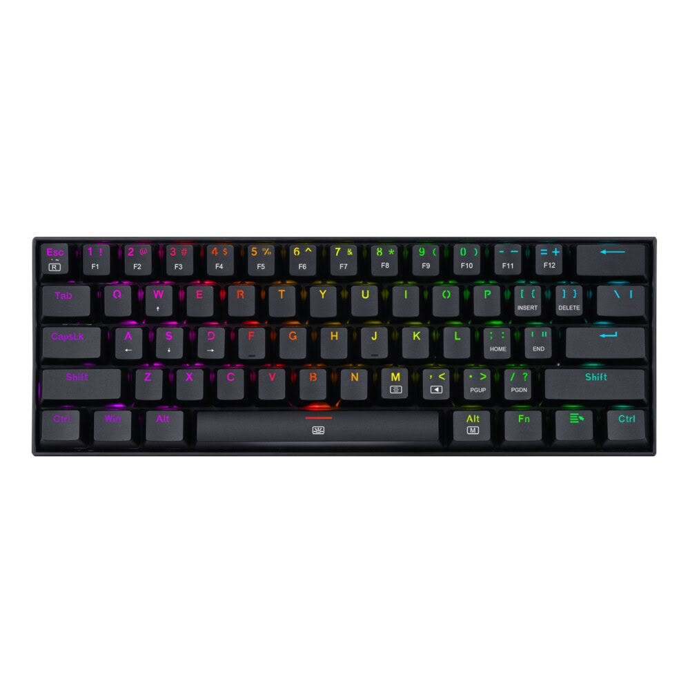 Teclado Mecánico Redragon Dragonborn, Inglés, Negro, RGB K630RGB BLUE 1