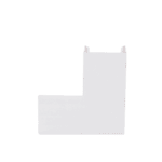 Sección en "L" color blanco de PVC auto extinguible, para canaleta TEK100 (5576-12100) TEK100L-AD-2-l