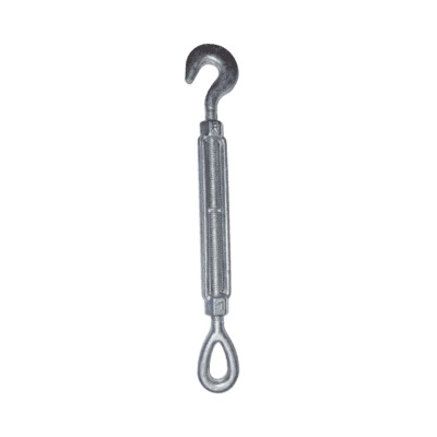Tensor de 1/2" x 6" Acero Forjado OJO-GANCHO Galv. Inmersión en Caliente (Carga Max. 1500 Lbs).