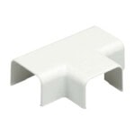 Accesorio en "T", para uso con canaleta LD10, material ABS, Color Blanco TF10WHX-l