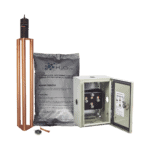Kit de puesta a tierra de 70 A con Electrodo, Filtro, Acoplador y Compuesto H2Ohm. TG70K-l