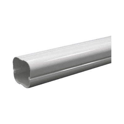 Kit de Canaletas Para la Organización de Tuberías y Cables Eléctricos en Instalaciones de Aire Acondicionado, Uso en Interiores y Exteriores, PVC Rígido, Ideal Para Minisplit, Contenido de Kit (11 Piezas), (3000-00000)