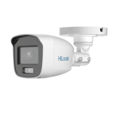 [ColorVu] Bala TURBOHD 2 Megapixel (1080p) / Imagen a Color 24/7 / Lente 2.8 mm / Microfono Integrado / Luz Blanca 20 mts / IP66 / Metálica