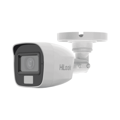 [Dual Light + ColorVu] Bala TURBOHD 3K megapixel / 20 mts IR + 20 mts luz blanca / Lente 2.8 (105° de Visión) / Exterior IP66 / Audio por Coaxitron / TVI-AHD-CVI-CVBS / Metal  / Smart-Hybrid light