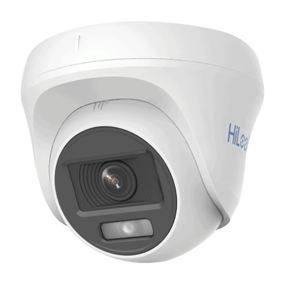 THCT129P-l Turret TURBOHD 1080p / Imagen a Color 24/7 / Lente 2.8 mm / ColorVu Lite / Luz Blanca 20 mts / Uso en Interior / Policarbonato THC-T129-P 1