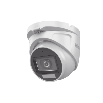 [Dual Light + ColorVu] Turret TURBOHD 3K megapixel / 30 mts IR + 20 mts luz blanca/ Lente 2.8 (105° de Visión) / Exterior IP66 / Audio por Coaxitron / TVI-AHD-CVI-CVBS / Metal  / Smart-Hybrid light