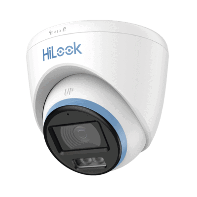 [Dual Light + ColorVu] Turret TurboHD 3K / 5 Megapixel / Lente 3.6 mm / 40 mts IR EXIR + 40 mts Luz Blanca / Micrófono Integrado / Exterior IP67 / dWDR