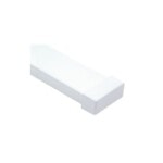 Tapa final blanca de PVC auto extinguible, para canaleta PT48 (6190-01002) THF48_det