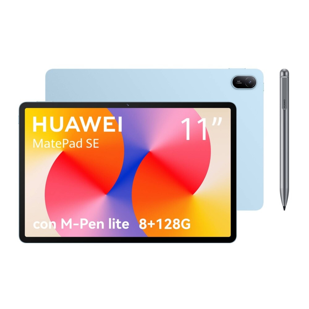 53014GYW MatepadSE 11 AZUL, 8Gb+128Gb Incluye M-Pen Lite | Diseño con cuerpo de metal de una pieza |Pantalla HUAWEI FullView de 11 con Confort ocular 53014GYW 1
