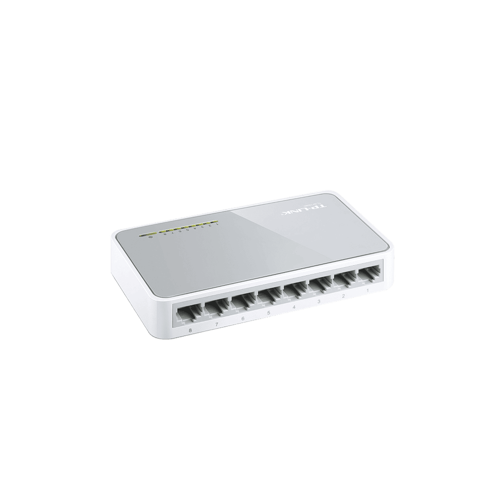 TLSF1008D-LAT-IZQ-l Switch de escritorio 8 puertos 10/100 Mbps TL-SF1008D 3