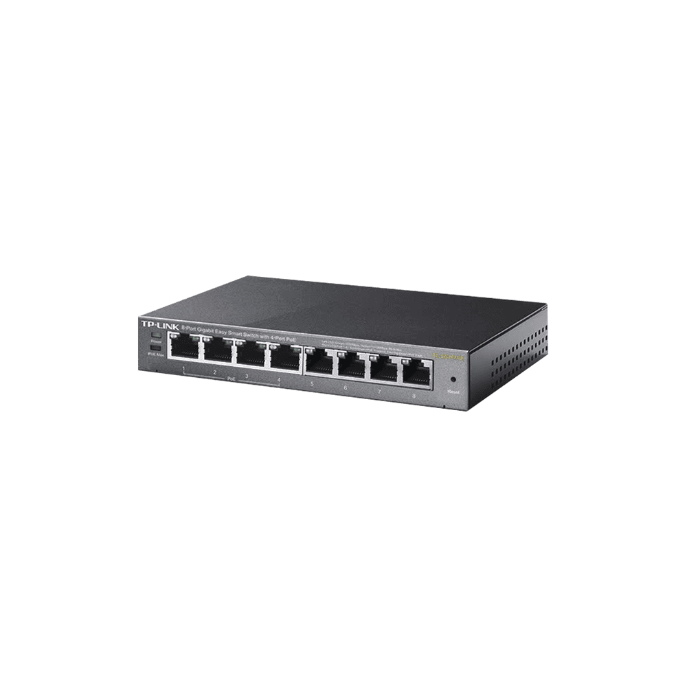TLSG108PE-AD-1-l Easy Smart Switch PoE JetStream , 8 puertos 10/100/1000 Mbps 55 W TL-SG108PE 5