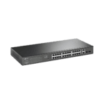 Switch PoE Administrable 24 puertos 10/100/1000 Mbps / 2 puertos SFP / 24 puertos PoE af/at / Presupuesto PoE 250W / TLSG1428PE-AD-2-l
