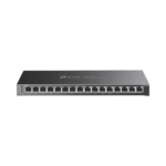 Switch Omada SDN Administrable 16 puertos 10/100/1000 Mbps / 8 Puertos PoE Inteligente af/at / Administración centralizada OMADA SDN / Presupuesto PoE 120W TLSG2016P-l