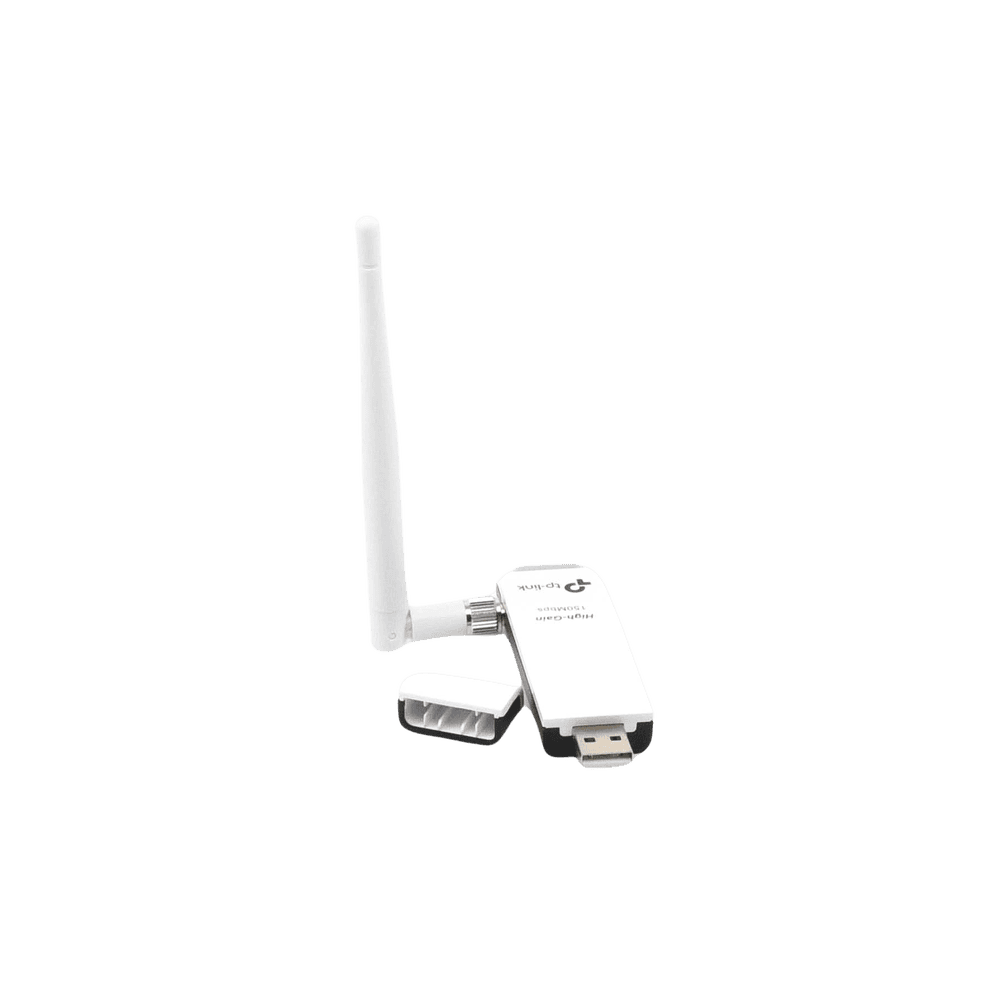 TLWN722N-AD-1-l Adaptador USB inalámbrico de alta ganancia N 150 Mbps 2.4 GHz con 1 antena desmontable de 4dBi TL-WN722N 2
