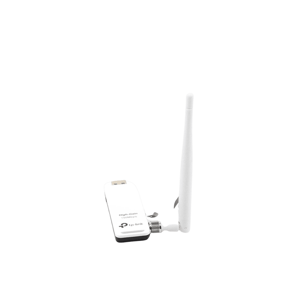 TLWN722N-AD-3-l Adaptador USB inalámbrico de alta ganancia N 150 Mbps 2.4 GHz con 1 antena desmontable de 4dBi TL-WN722N 4