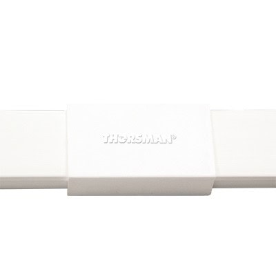 Pieza de unión color blanco de PVC auto extinguible,  para canaleta TMK1720 (5280-02001)