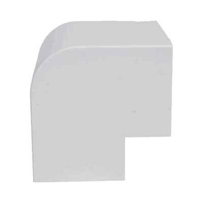 Esquinero Exterior Color Blanco de PVC Auto Axtinguible, Para Canaleta TMK-4577 (5510-02001)
