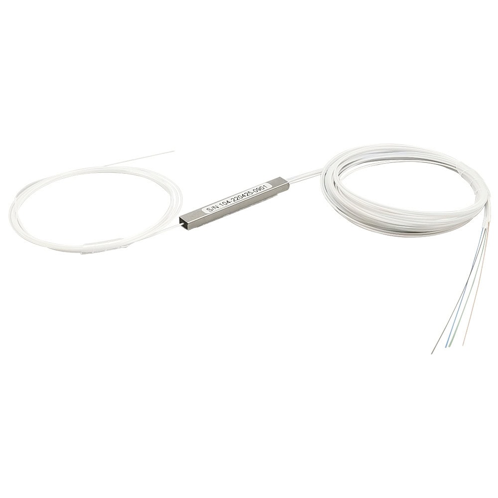 TMPLC1X4WOC-l Splitter (Divisor Óptico) tipo PLC, 1x4, para fusión (sin conectores) TM-PLC-1X4WOC 1