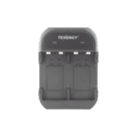 Cargador rápido de 2 compartimientos para baterías Ni-MH; Aplicable en baterías de 9 V /color negro TN141_B-l