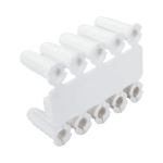 Taquete blanco 3/16" para tornillo 8mm x 3/4" (100pzs) (1101-01100) TP0-AD-2-l