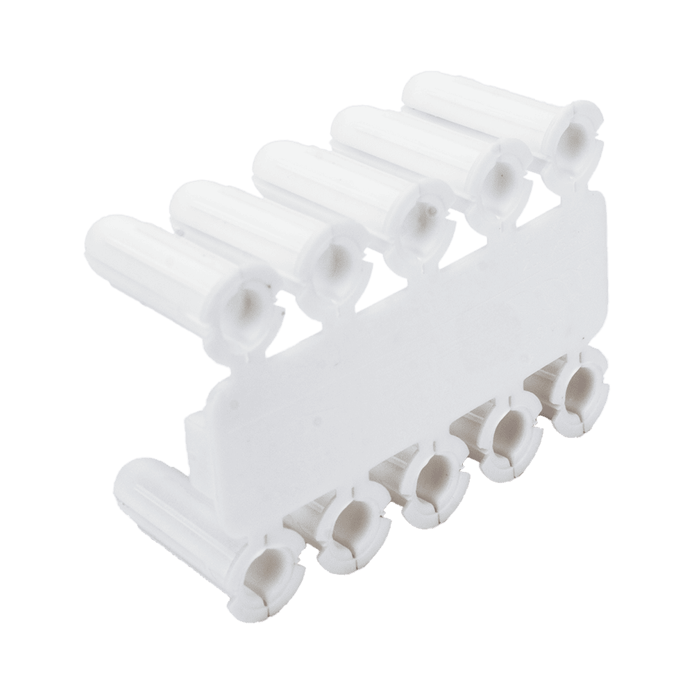 TP0-AD-2-l Taquete blanco 3/16" para tornillo 8mm x 3/4" (100pzs) (1101-01100) TP-0 3