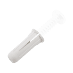 Taquete blanco 3/16" para tornillo 8mm x 3/4" (100pzs) (1101-01100) TP0-AD-4-l