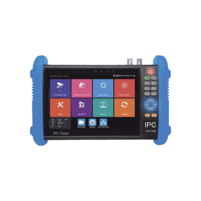 Tester de Video Profesional | Pantalla 7"|  Prueba IP/HD/Analógicas | TVI/CVI/AHD/CVBS | IP ONVIF | 4K/8K | H.264/H.265 | HDMI | PTZ | Scanner IP | TDR | Salidas 12V/24V/PoE | Activación Simultanea.