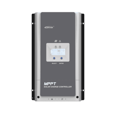 Controlador Solar MPPT 60A 12/24/36/48V, Máximo Voltaje de Circuito Abierto Voc 200Vcc, Configurable para Baterías de Litio
