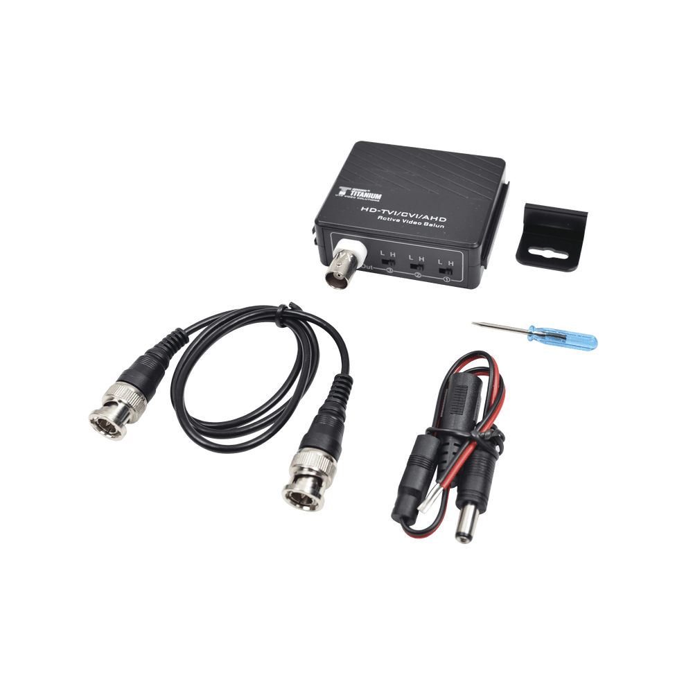 TT4501R-AD-2-l (TRANSCEPTOR) RECEPTOR DE VIDEO ACTIVO DE LARGO ALCANCE / 400 Metros con RECEPTOR ACTIVO TT4501T / Resolución 2 MP / Compatible con cámaras HD-TVI/CVI/AHD/CVBS / Protección Interconstruida contra sobretensión. TT4501R 4