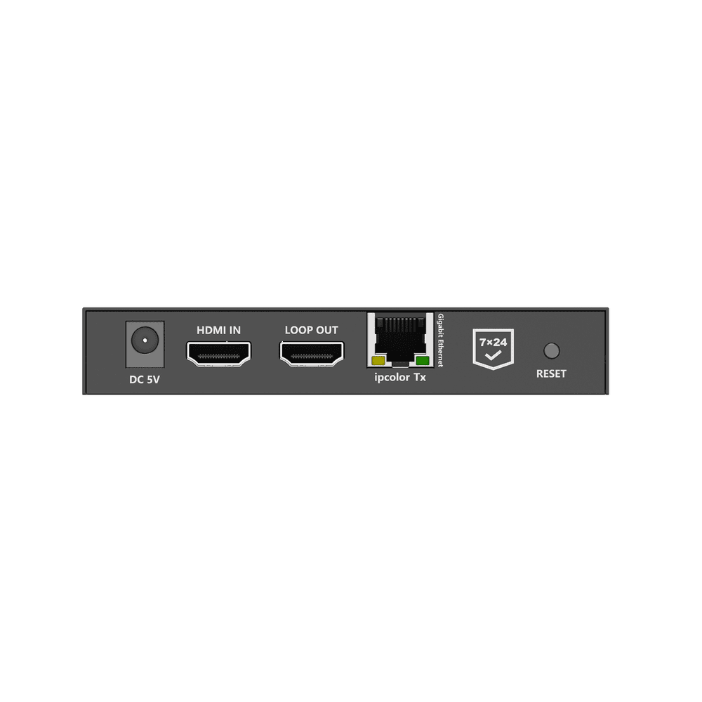 TT592-AD-2-l KIT EXTENSOR HDMI 4K@60HZ sobre IP GIGABIT / IPCOLOR / 100m en Conexión Uno a Uno / Salida Loop / IR Bi-Direccional / RS232 / ARC / CERO LATENCIA / Soporta conexión Uno a Muchos/Switch en Cascada TT592 6